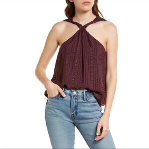 Frame Silk Halter Top Large